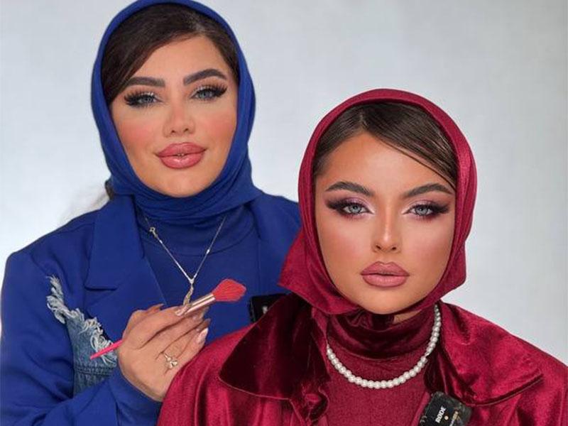 فضای سالن زیبایی عروس سرای نیلوفر آبی