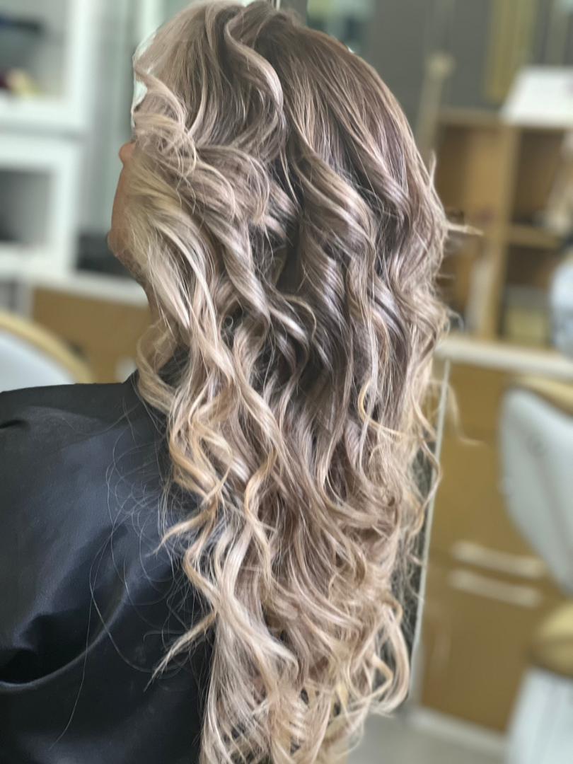 رنگ کار و کراتین کار حرفه ای
